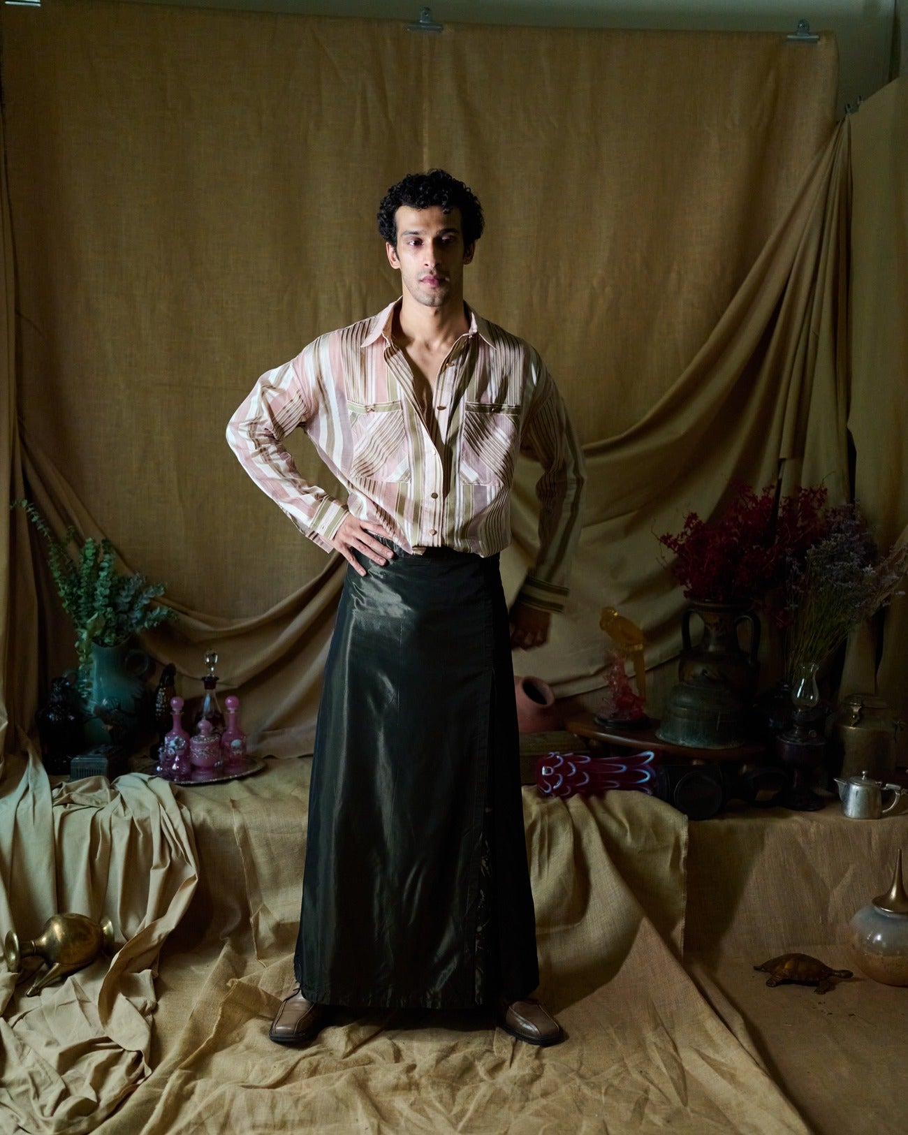 Serafin Andrzejak - Przezroczysta koszula w paski